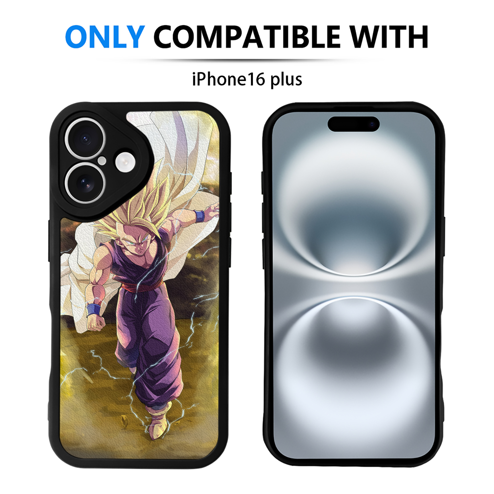 （画像用） ドラゴンボール DRAGON BALL 【iPhone 16シリーズ対応】シリコンスマホケース（レザー調） 材質：シリコン